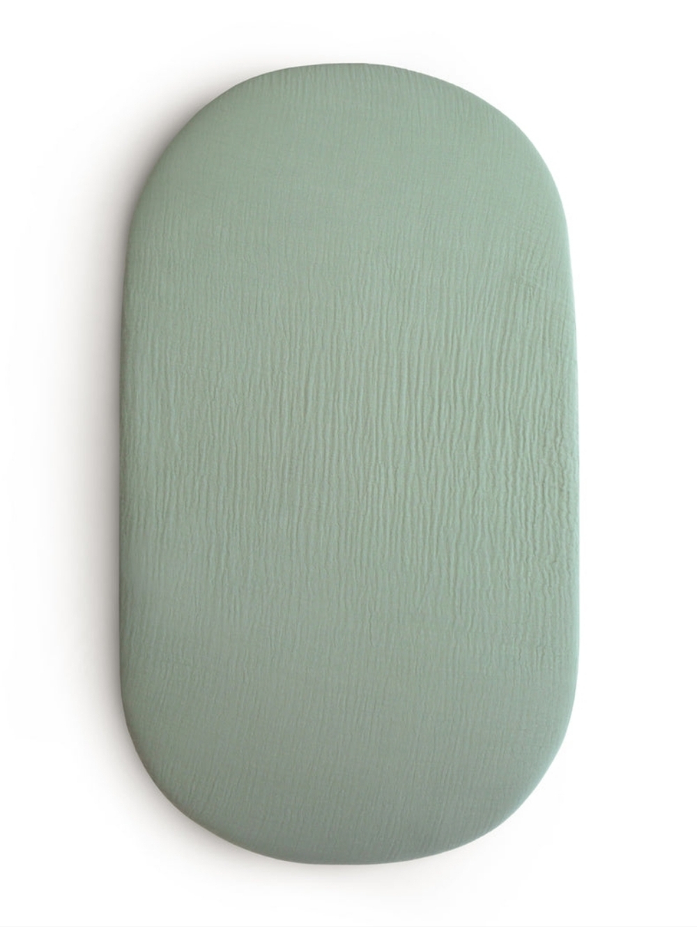 New Mushie Roman Green Bassinet Sheet